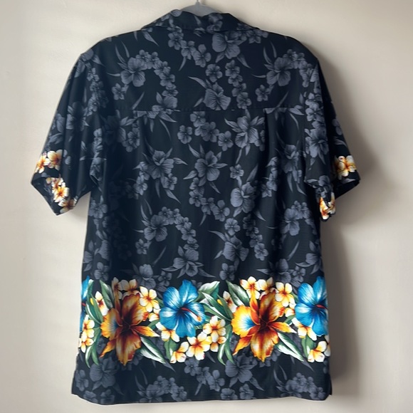 Good Vibes Vintage Surf Hawaiian Floral Shirt - Picture 5 of 7